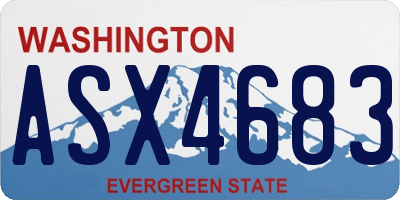 WA license plate ASX4683