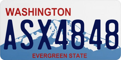 WA license plate ASX4848