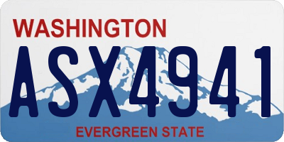 WA license plate ASX4941