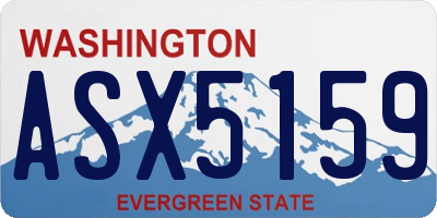 WA license plate ASX5159