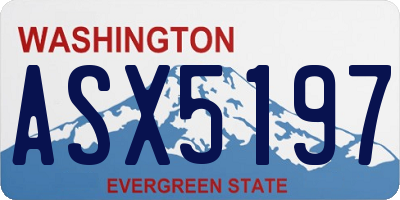 WA license plate ASX5197
