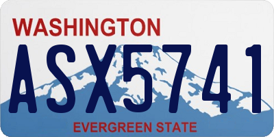 WA license plate ASX5741