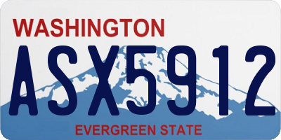 WA license plate ASX5912