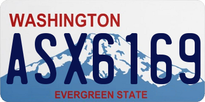 WA license plate ASX6169