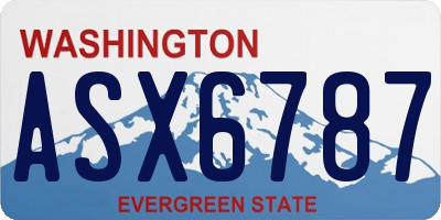 WA license plate ASX6787