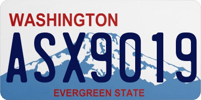 WA license plate ASX9019