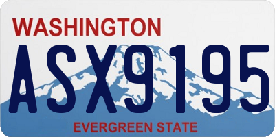 WA license plate ASX9195