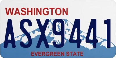 WA license plate ASX9441