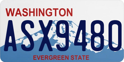 WA license plate ASX9480