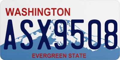 WA license plate ASX9508