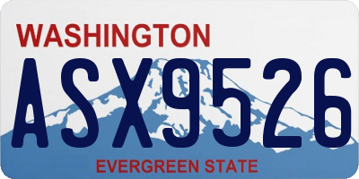 WA license plate ASX9526