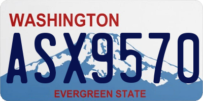 WA license plate ASX9570