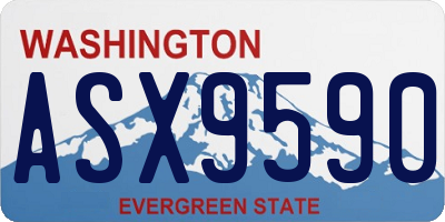 WA license plate ASX9590