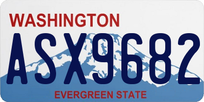 WA license plate ASX9682