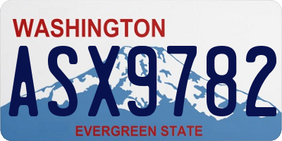 WA license plate ASX9782