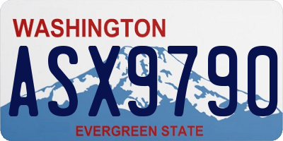 WA license plate ASX9790