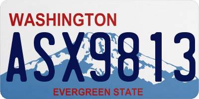 WA license plate ASX9813