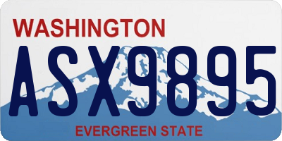 WA license plate ASX9895