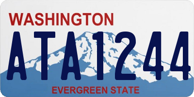 WA license plate ATA1244