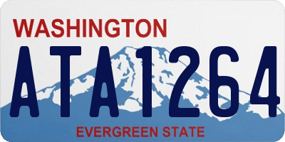 WA license plate ATA1264