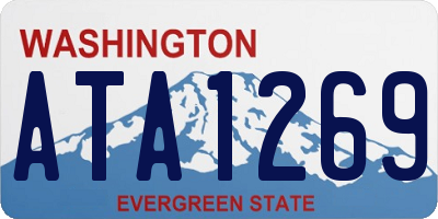 WA license plate ATA1269