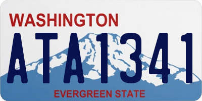 WA license plate ATA1341