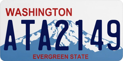 WA license plate ATA2149