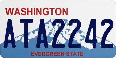 WA license plate ATA2242
