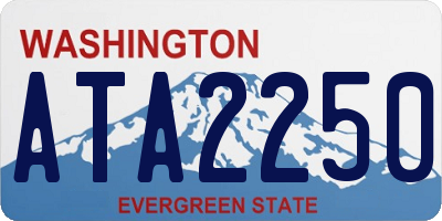 WA license plate ATA2250