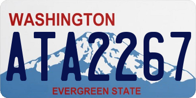 WA license plate ATA2267