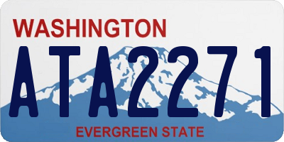 WA license plate ATA2271