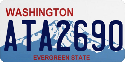 WA license plate ATA2690