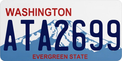 WA license plate ATA2699