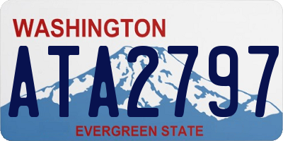 WA license plate ATA2797