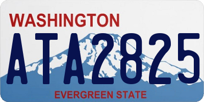 WA license plate ATA2825