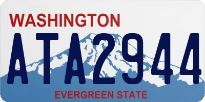 WA license plate ATA2944