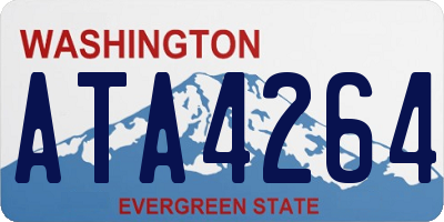 WA license plate ATA4264