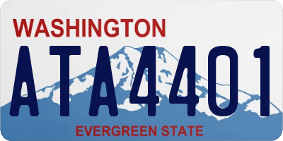 WA license plate ATA4401