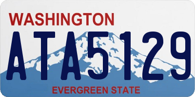WA license plate ATA5129