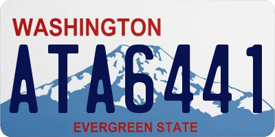 WA license plate ATA6441