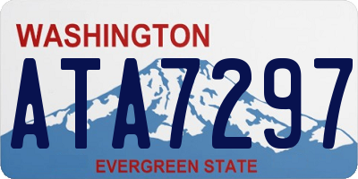 WA license plate ATA7297