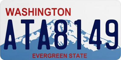 WA license plate ATA8149