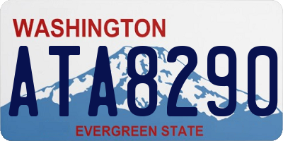 WA license plate ATA8290