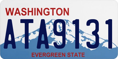 WA license plate ATA9131