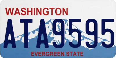 WA license plate ATA9595