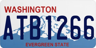 WA license plate ATB1266