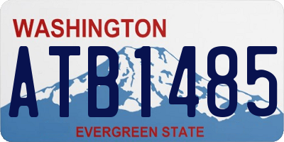 WA license plate ATB1485