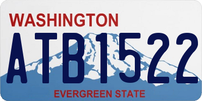 WA license plate ATB1522