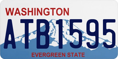 WA license plate ATB1595