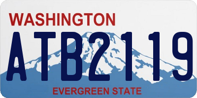 WA license plate ATB2119